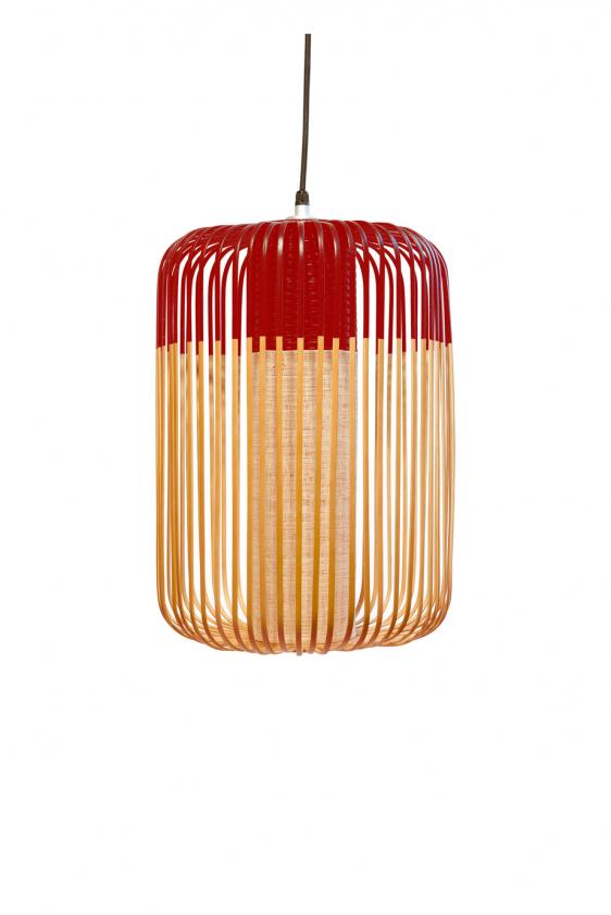 Suspension Bamboo light L noir, Forestier