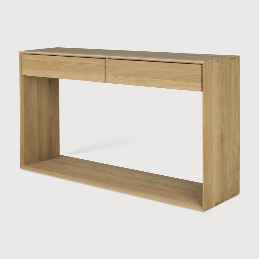 Console chêne 2 tiroirs Nordic, Ethnicraft