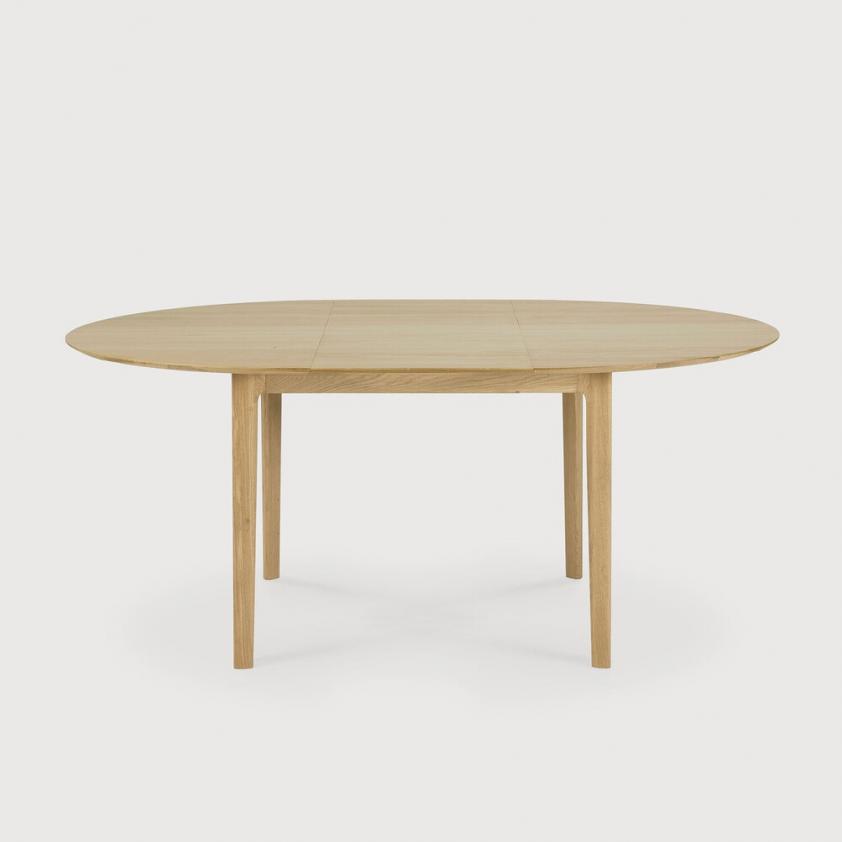 Table à rallonge ronde Bok en chêne, Ethnicraft
