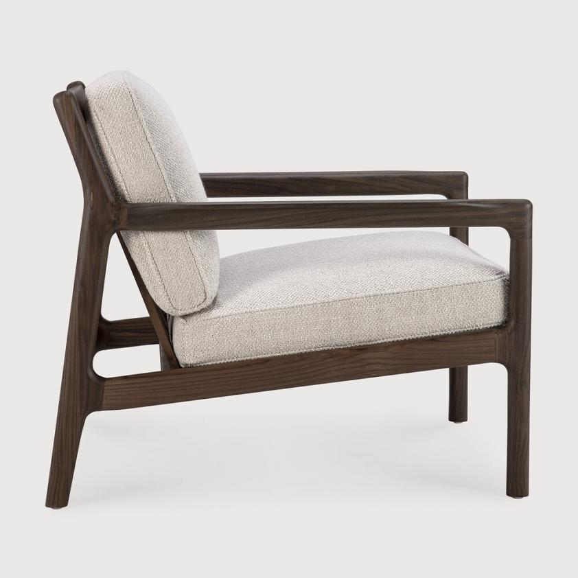 Fauteuil Jack en bois de rose – ivoire, Ethnicraft