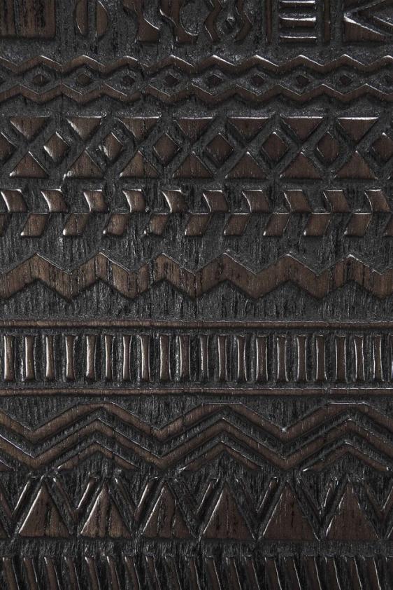 Buffet Tabwa en teck noir 3 portes, Ethnicraft