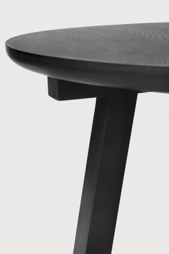 Table d&#039;appoint Tripod en chêne noir, Ethnicraft