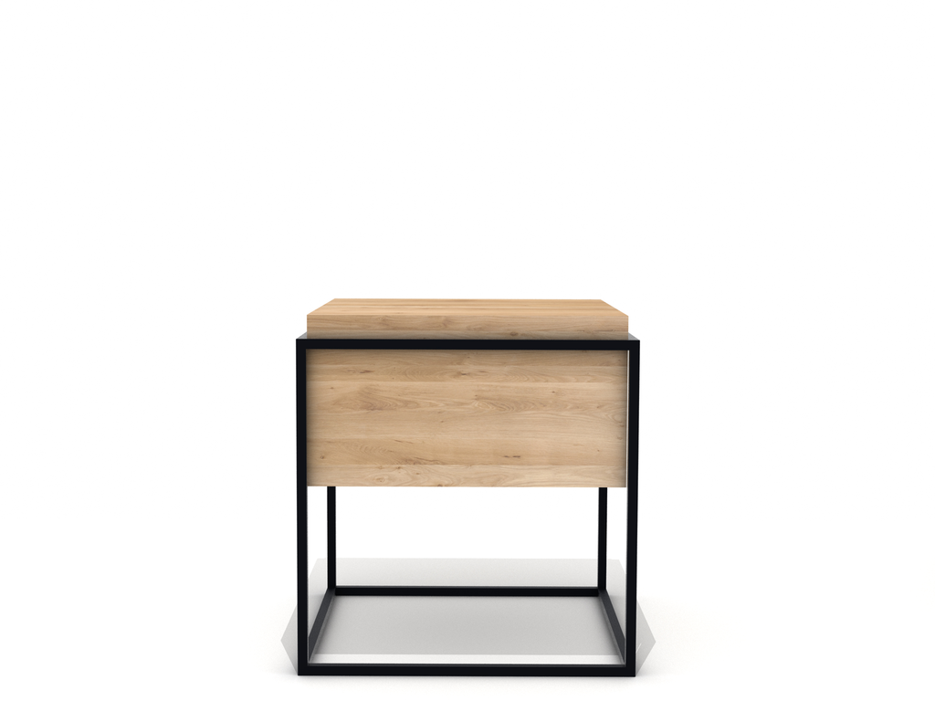 Table de chevet Monolit en chêne noir, Ethnicraft