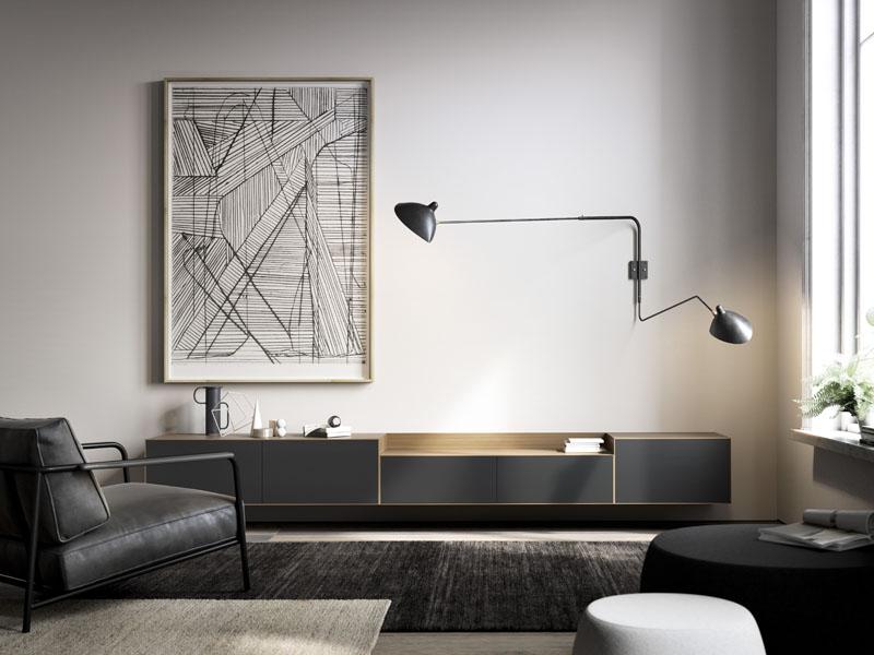 Meubles TV Lauki composable, Treku