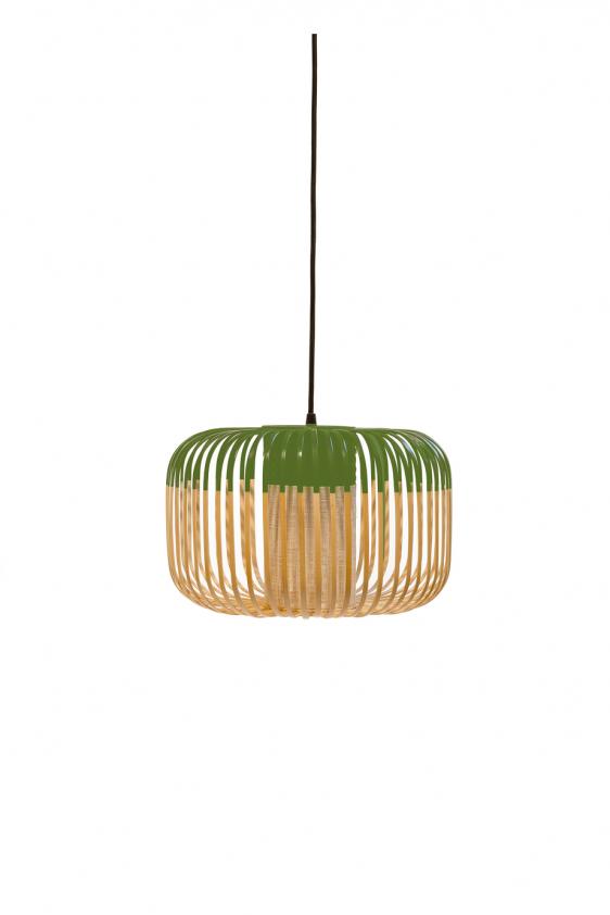 Suspension Outdoor Bamboo light S noir, Forestier
