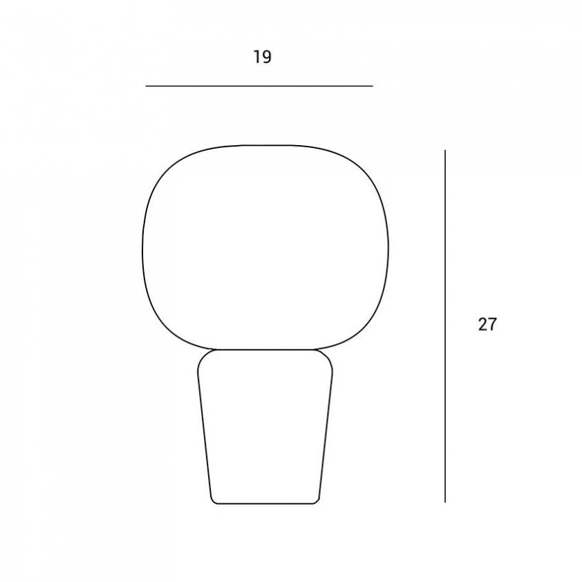 Lampe de table Bombo, Miloox