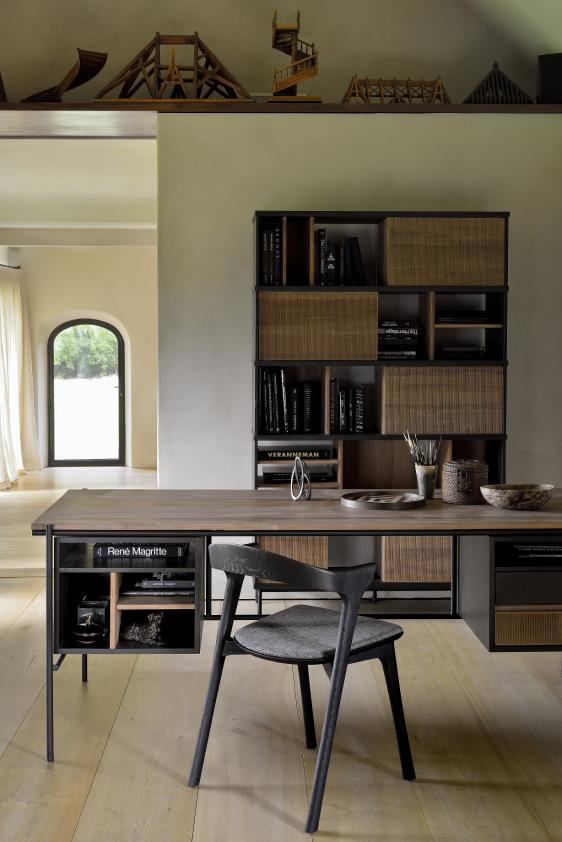 Bureau Oscar en teck 2 tiroirs, Ethnicraft