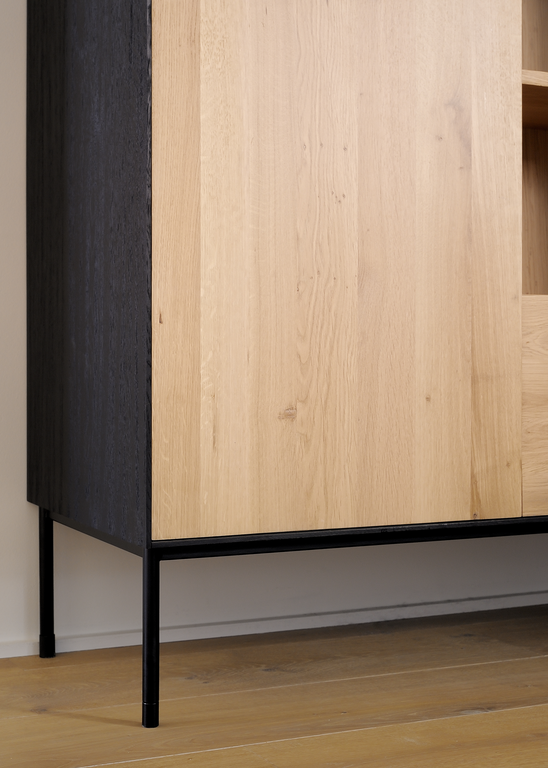 Armoire Blackbird en chêne - 1 porte, 1 tiroir - vernis., Ethnicraft