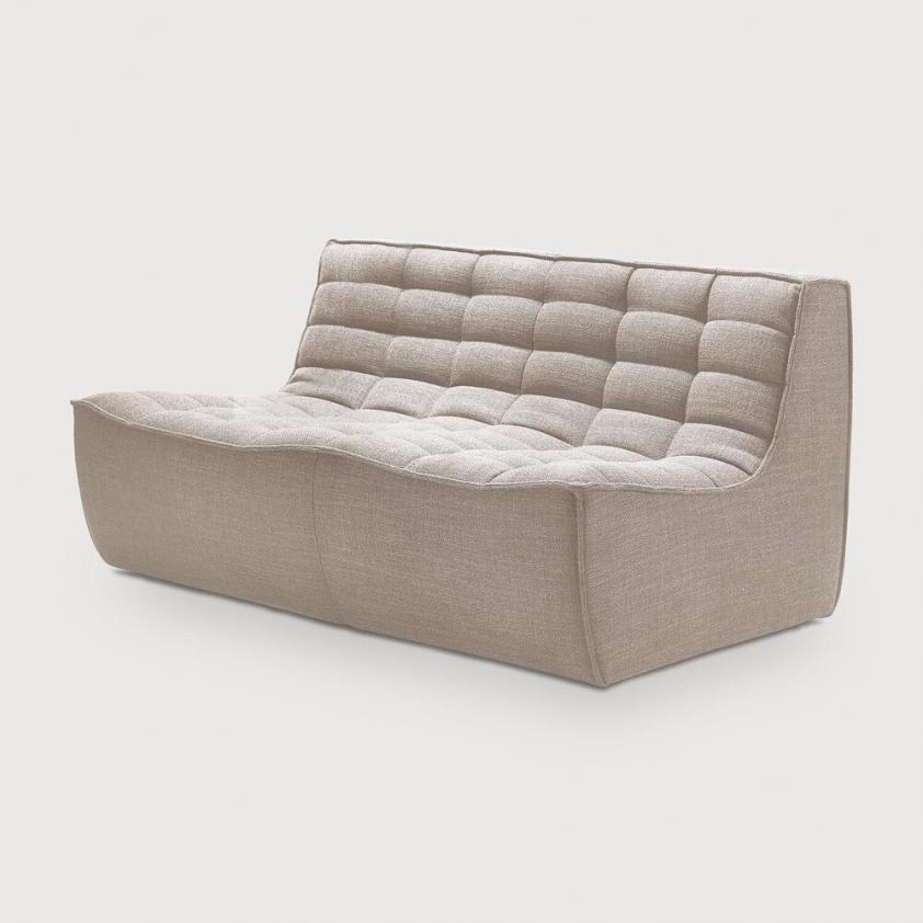 Canapé N701 - 2 places - beige, Ethnicraft