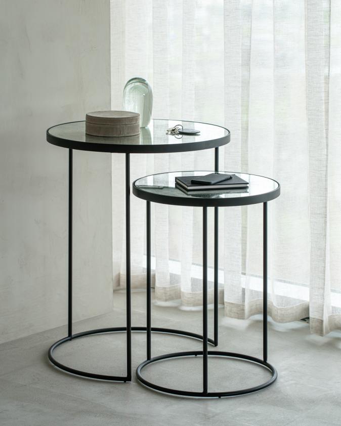 Set de tables d&#039;appoint Nesting clear, Ethnicraft
