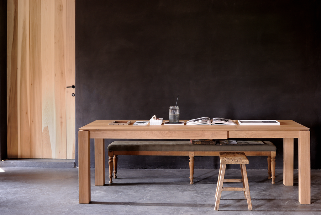 Table à allonge en chêne Slice, Ethnicraft