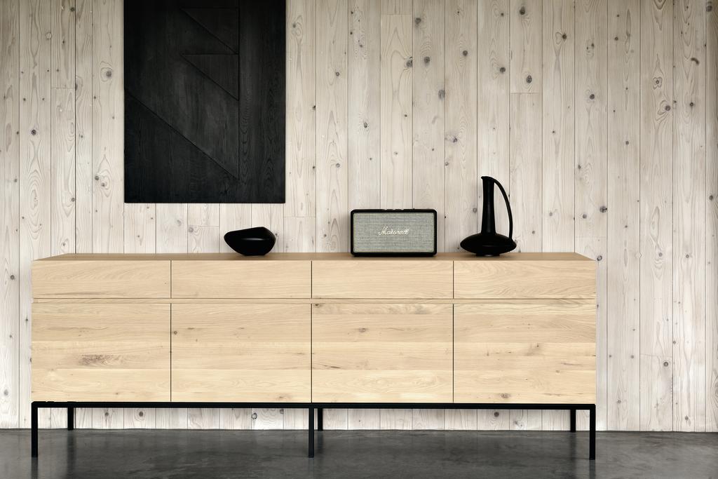 Buffet chêne 4 portes 4 tiroirs Ligna , Ethnicraft