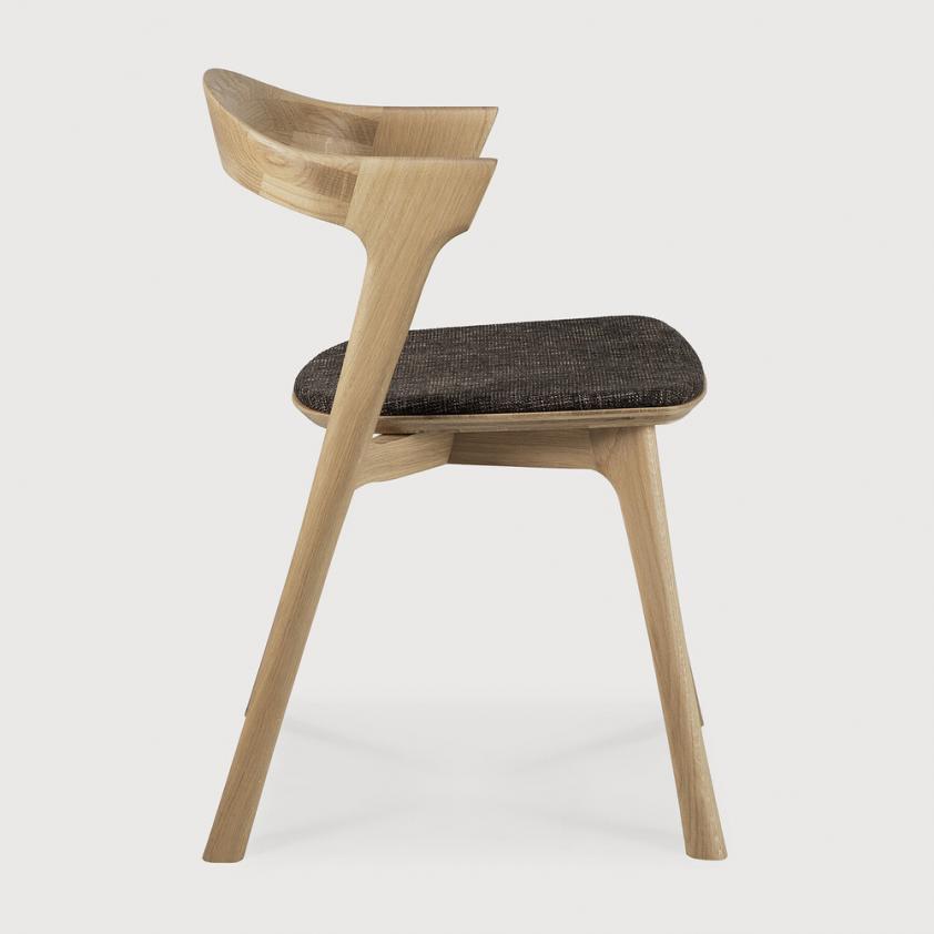 Chaise Bok en chêne assise tissu, Ethnicraft