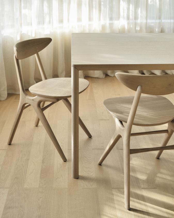 Chaise Eye en chêne, Ethnicraft