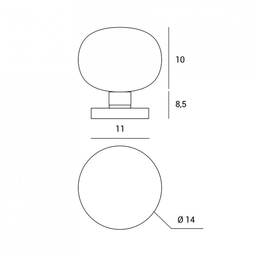 Lampe de table Mose, Miloox