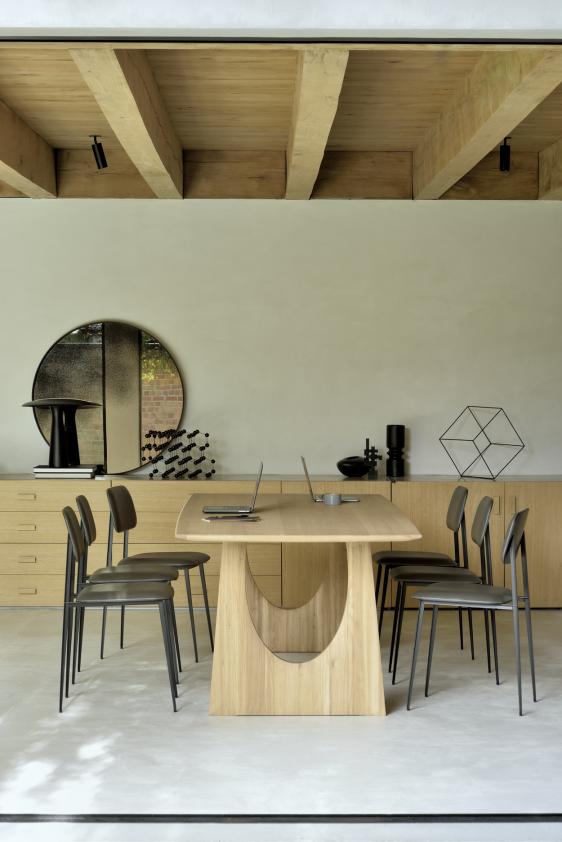 Table Geometric en chêne, Ethnicraft