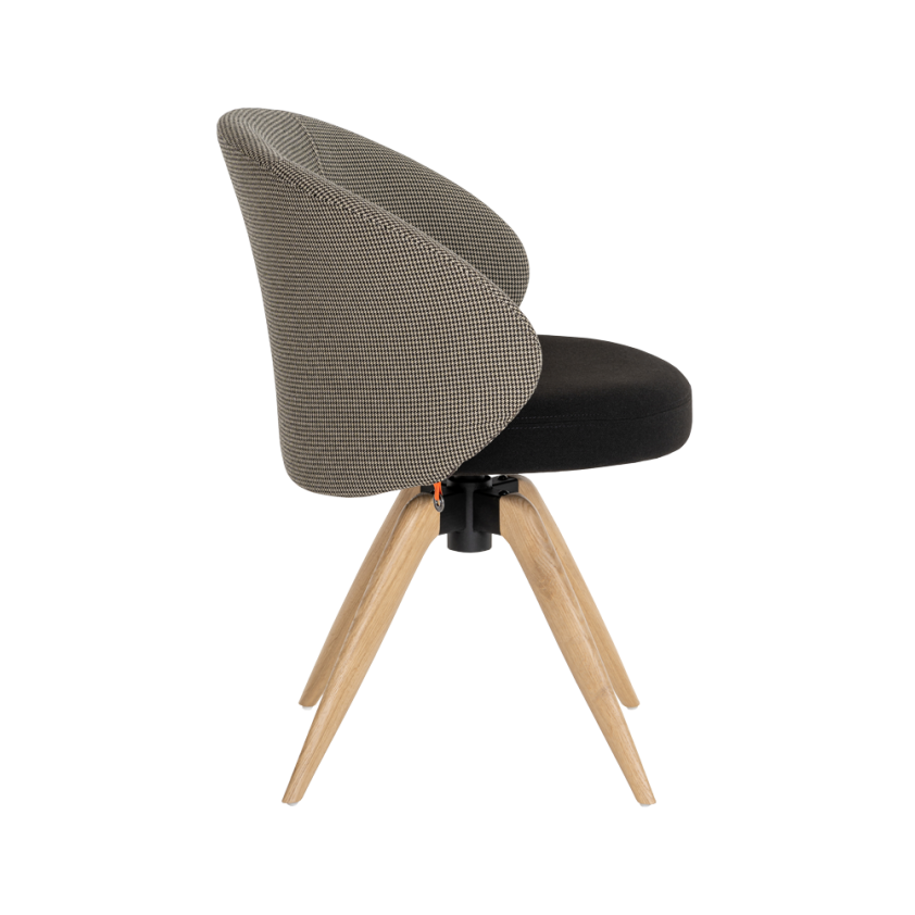 Chaise Neo avec une assise tournante, Mobitec