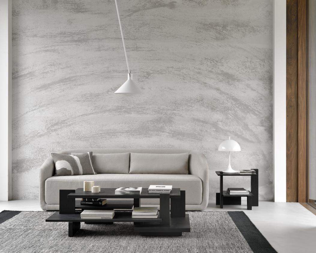 Table d&#039;appoint Abstract en teck, Ethnicraft