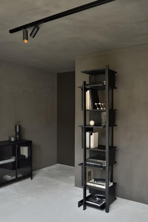 Colonne Abstract en teck noir, Ethnicraft