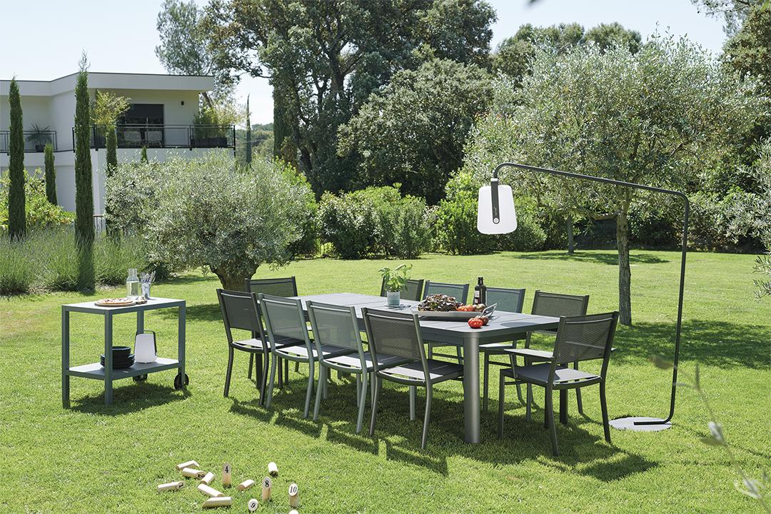 Table à allonges oléron, Fermob