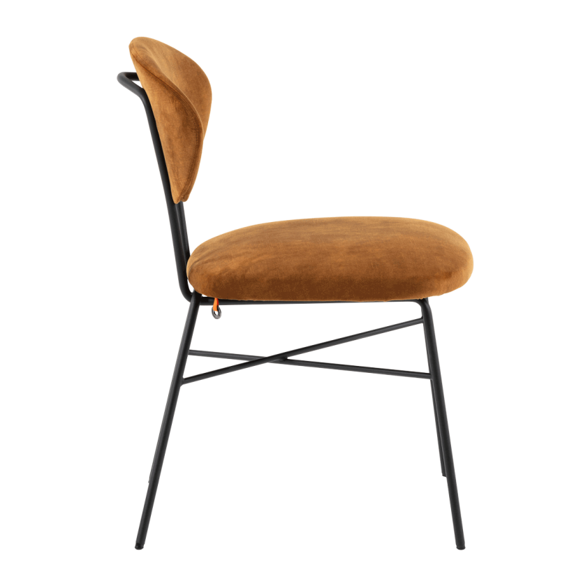 Chaise Toro avec le piétement métallique, Mobitec