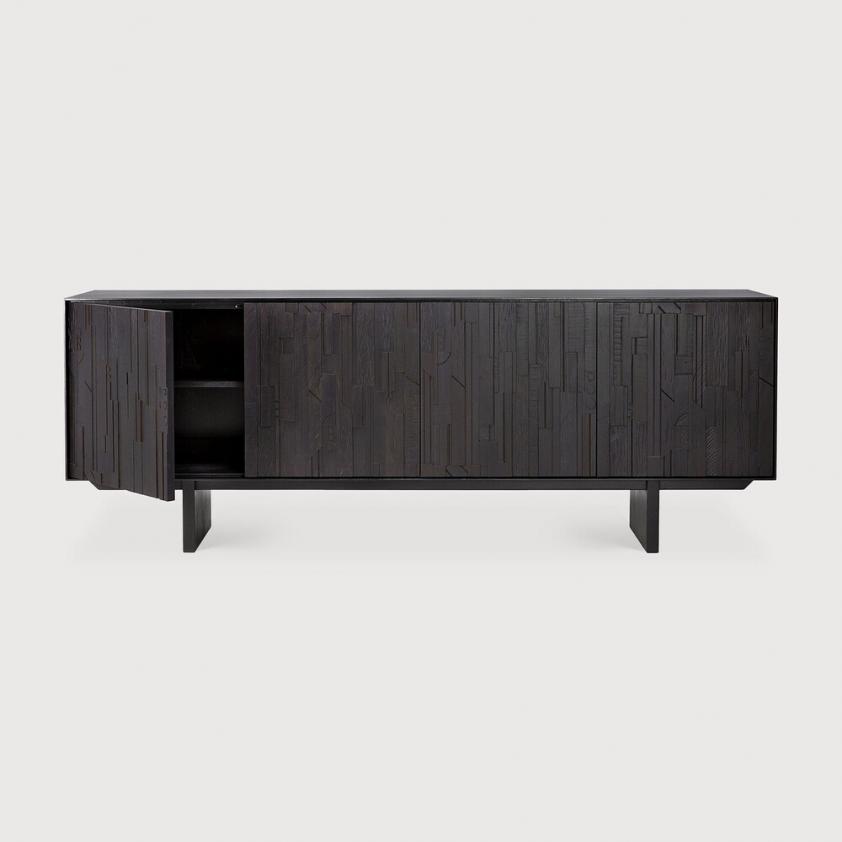 Buffet Mosaic en teck 4 portes, Ethnicraft