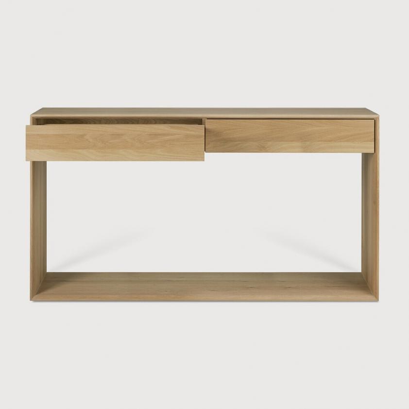 Console chêne 2 tiroirs Nordic, Ethnicraft