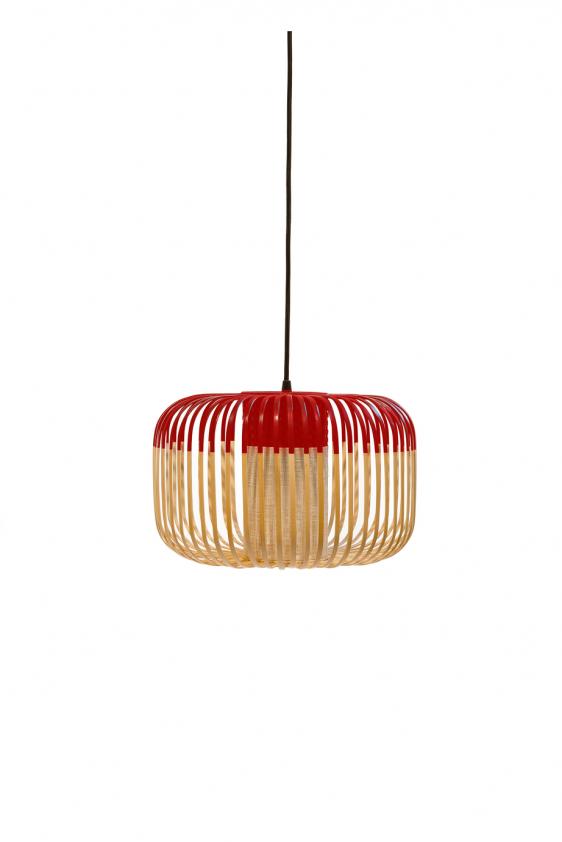 Suspension Outdoor Bamboo light S noir, Forestier
