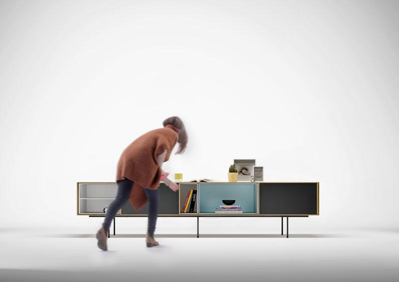 Meubles TV Aura composable, Treku