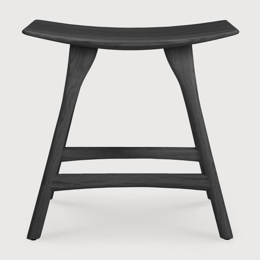 Tabouret Osso en chêne noir- vernis H48, Ethnicraft