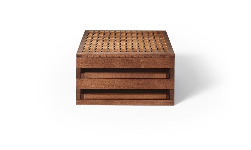 Table basse Tetra, Sculptures jeux