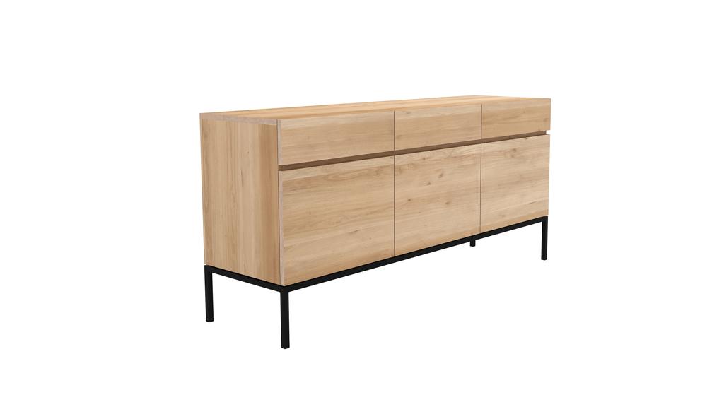 Buffet chêne 3 portes 3 tiroirs Ligna, Ethnicraft