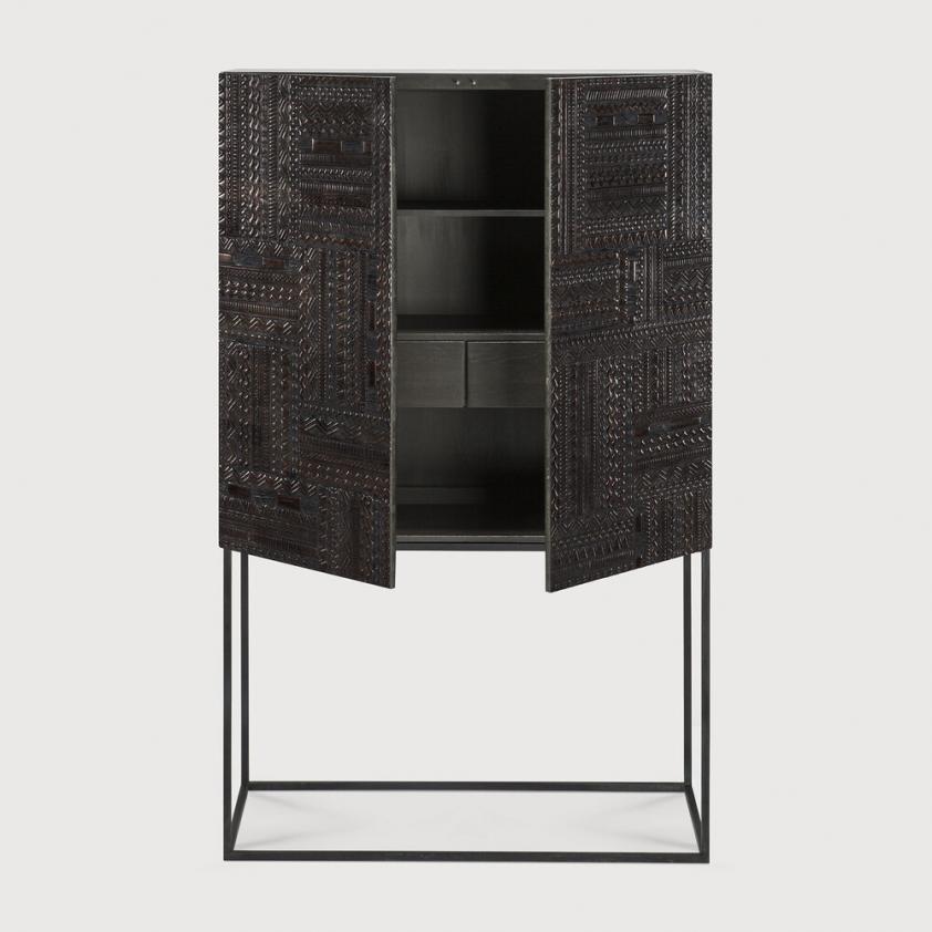 Armoire Tabwa en teck noir, Ethnicraft