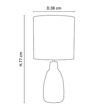 Lampe en céramique Portinatx L, Market set