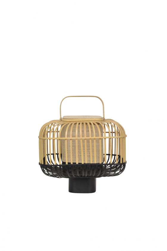 Lampe Bamboo square L blanc, Forestier