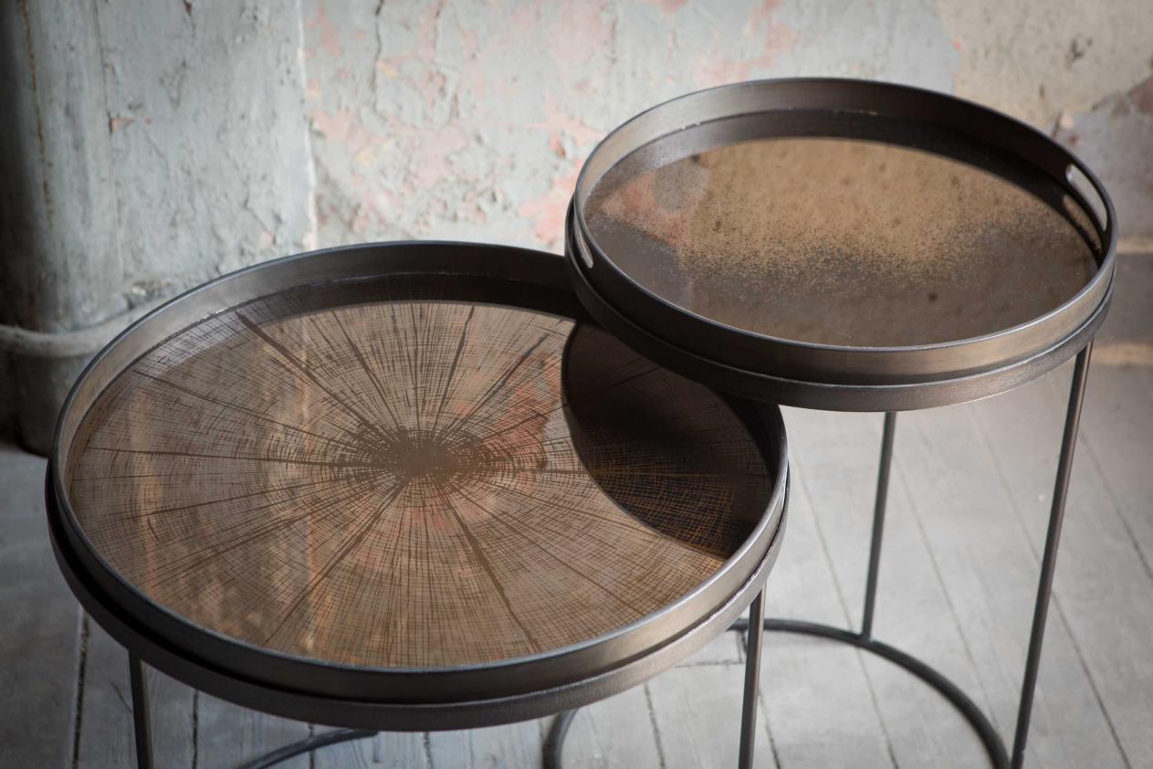 Plateau bronze mirror, Ethnicraft
