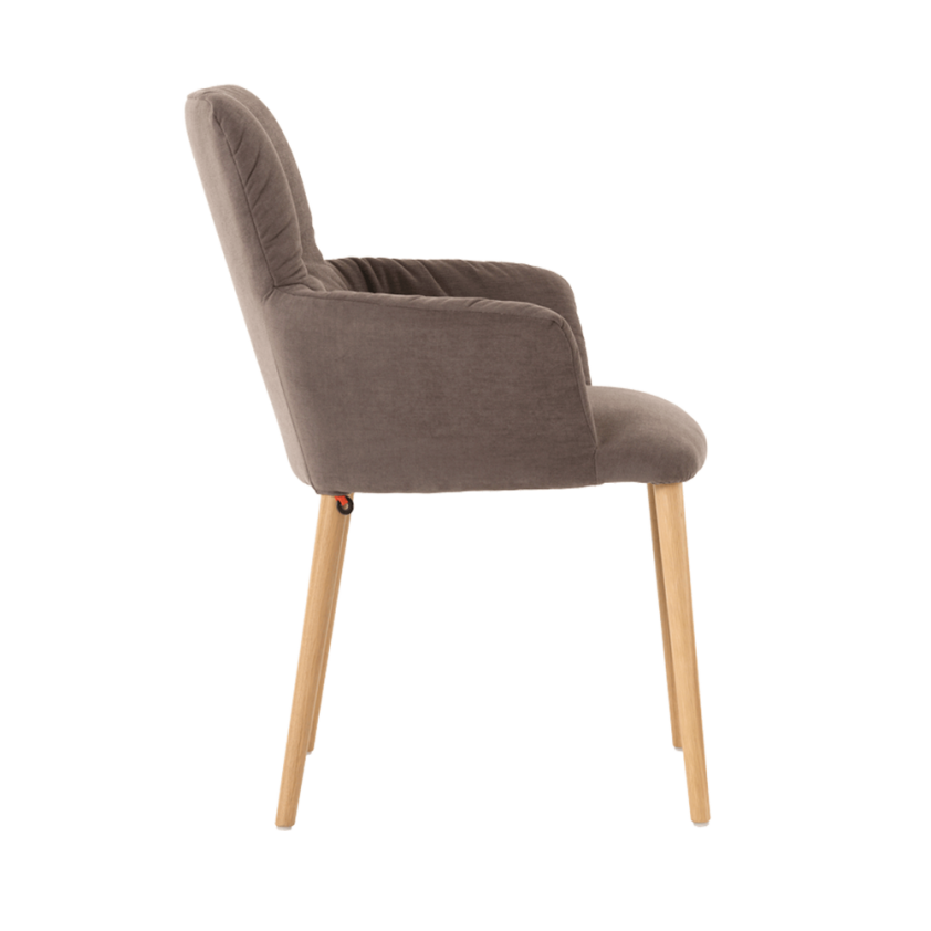 Chaise Aura avec accoudoirs, Mobitec