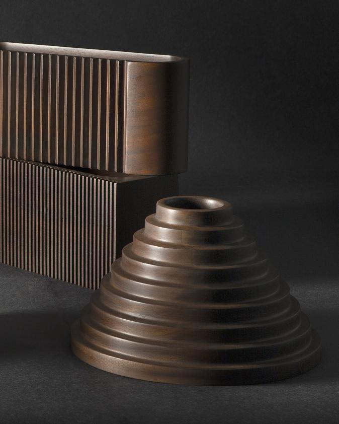 Objet  espresso Babylon – acajou, Ethnicraft