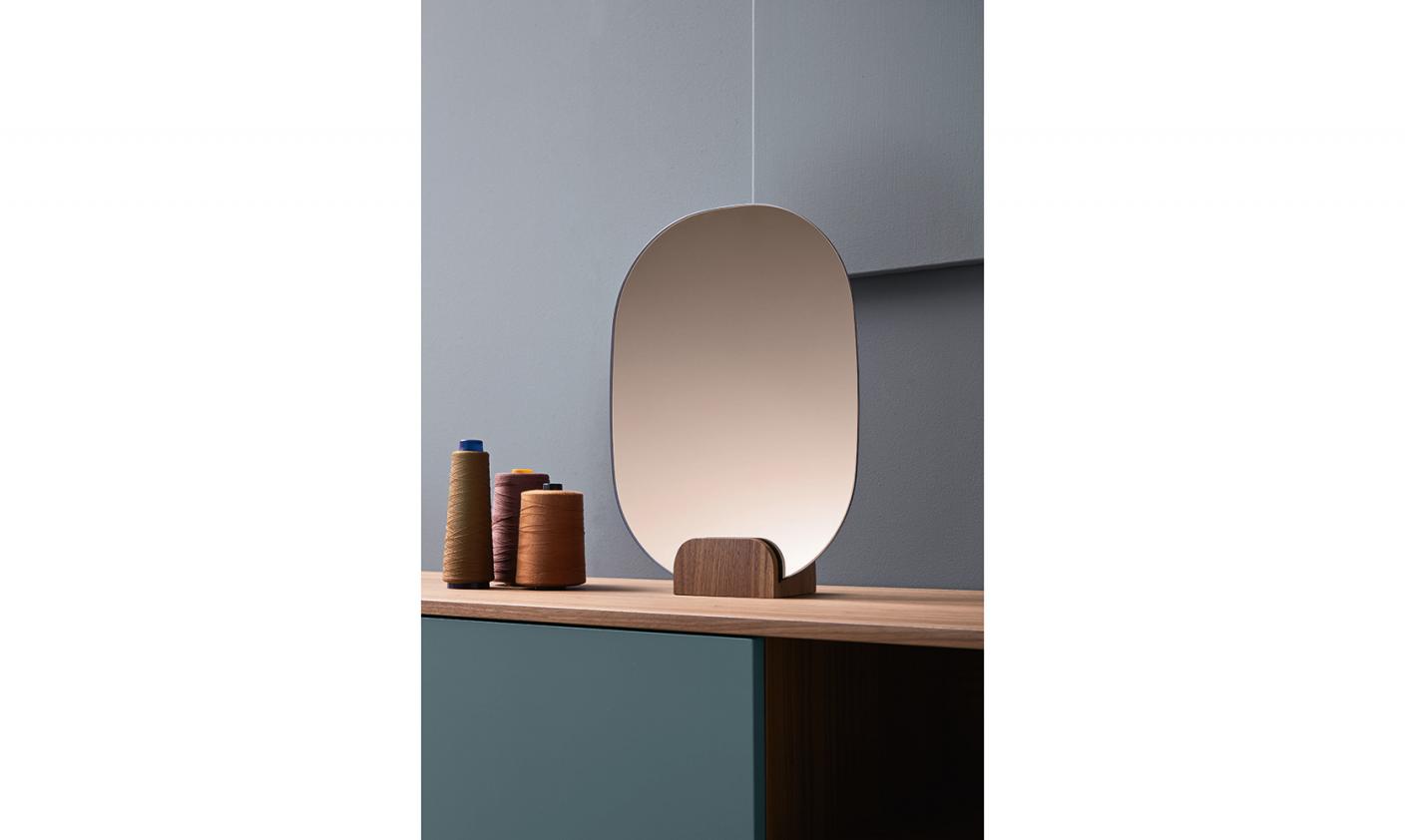 Miroir de table Clip, Sculptures jeux