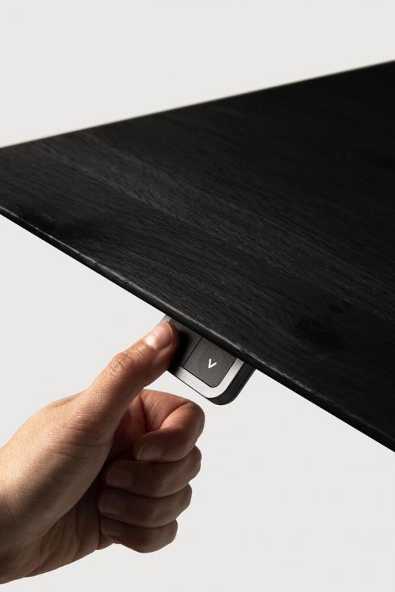 Plateau en chêne noir - pour le bureau ajustable Bok, Ethnicraft