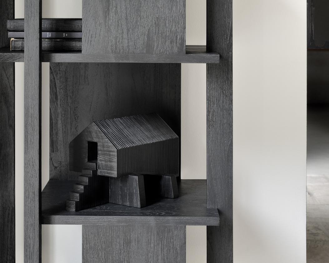 Objet Stilt House et Farm House noir – acajou, Ethnicraft