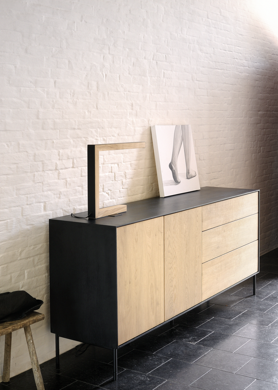 Buffet Blackbird en chêne - 2 portes 3 tiroirs, Ethnicraft