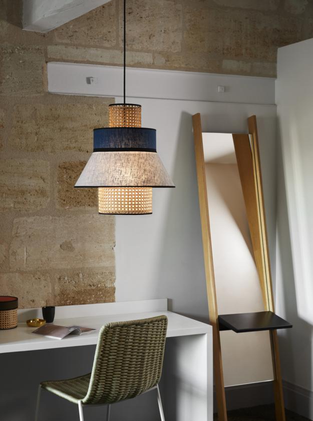 Suspension Singapour Ml Gris clair, Market set