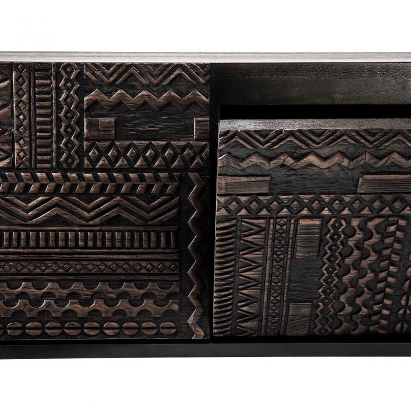 Meuble TV Tabwa en teck 2 tiroirs, Ethnicraft