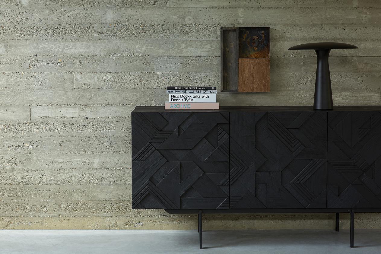 Buffet Graphic en Teck - 3 portes, Ethnicraft