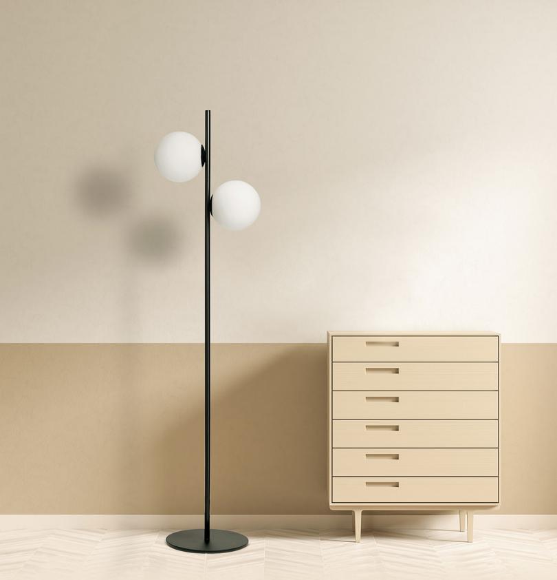 Lampadaire Jugen Black, Miloox
