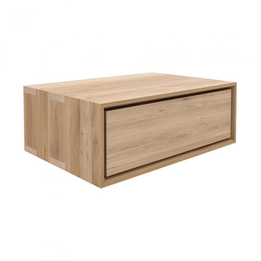 Table de chevet Nordic  en chêne - suspendue, Ethnicraft