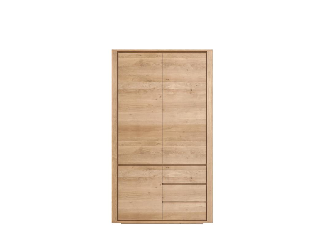 Penderie chêne 3 portes 2 tiroirs Shadow , Ethnicraft