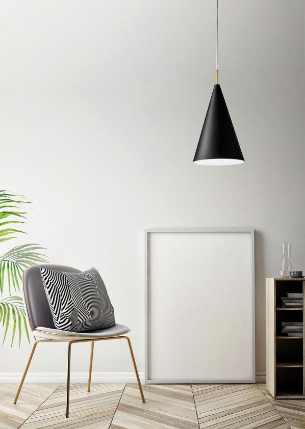Lampe suspension en métal Samoi, Miloox