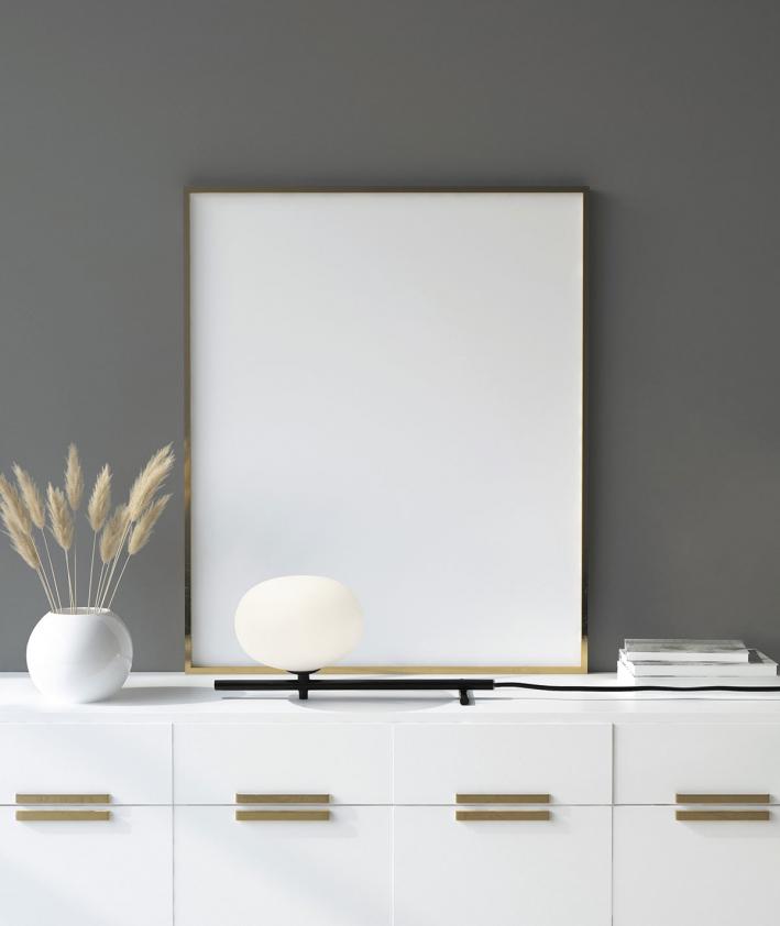 Lampe de table Mikado verre blanc, Miloox